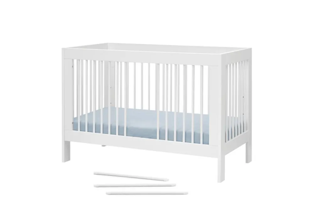 Łóżeczko dziecięce BASIC 120x60 białe niemowlęce | MIRAT. kolekcja BASIC
