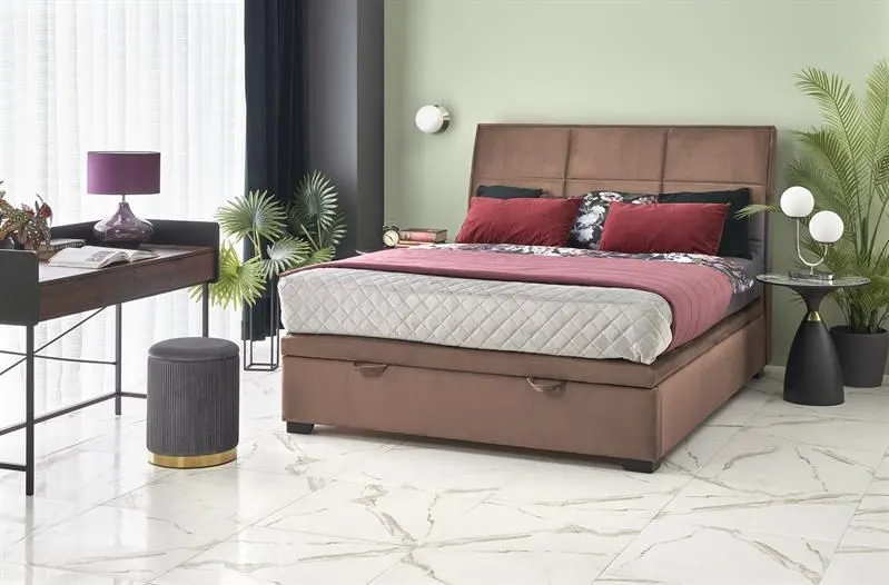 Łóżko CONTINENTAL 2 VELVET do sypialni I sklep meblowy MIRAT. styl GLAMOUR