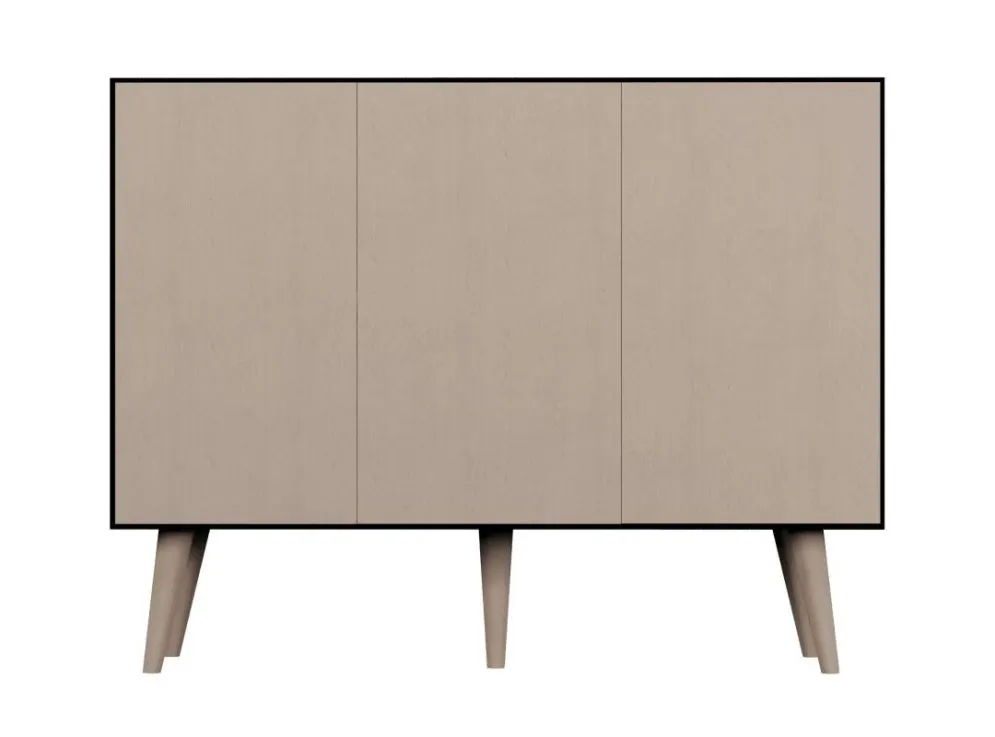 Komoda TORONTO dąb artisan/czarna w stylu loft I sklep meblowy MIRAT. styl SKANDYNAWSKI kolekcja TORONTO