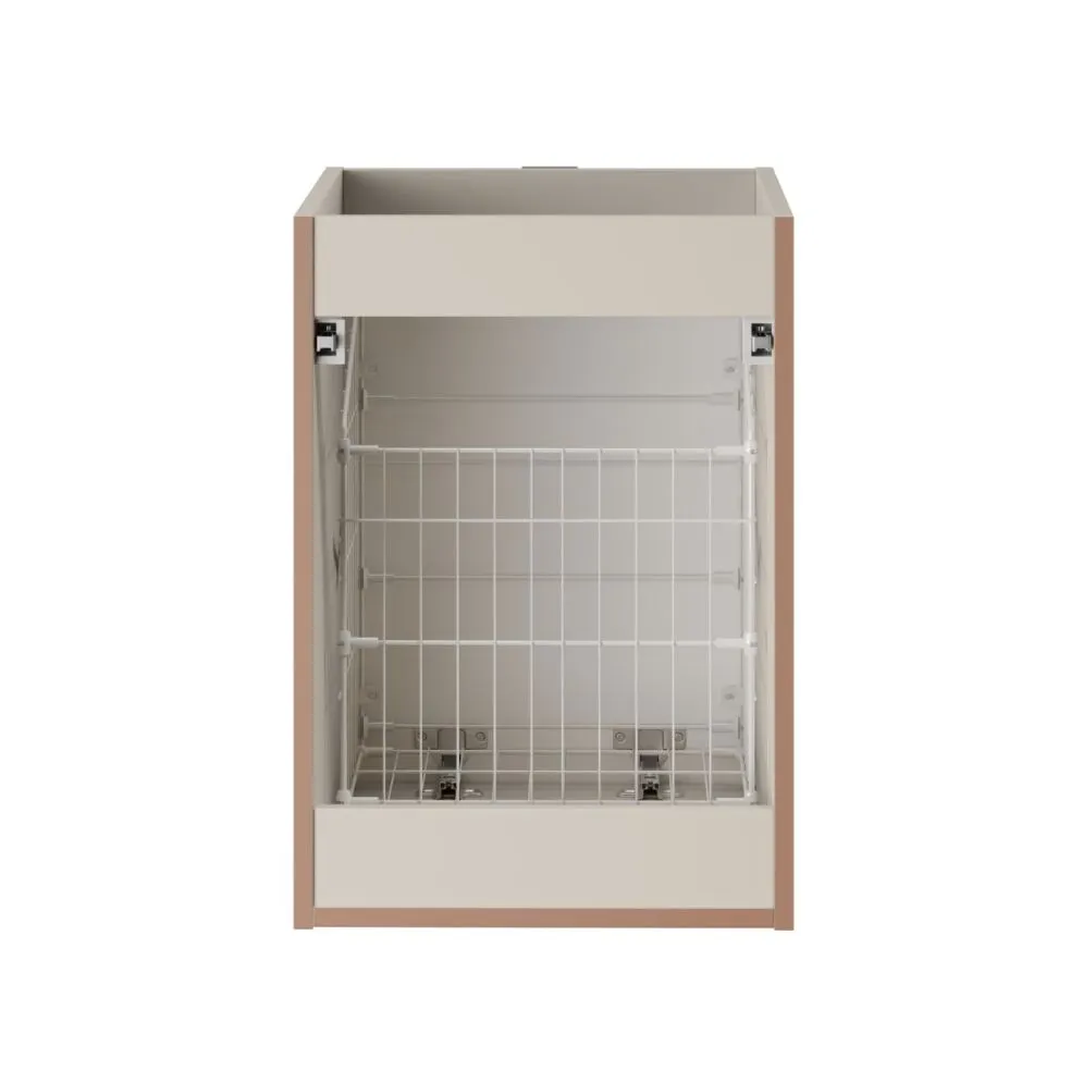 Szafka pod umywalkę nablatową BELLA CASHMERE 60cm kaszmir - zestaw z blatem 120cm I sklep meblowy MIRAT.  kolekcja BELLA CASHMERE