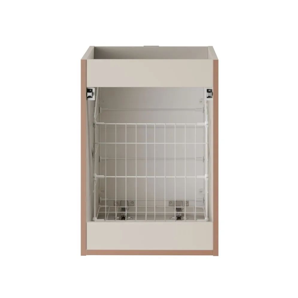 Szafka pod umywalkę nablatową BELLA CASHMERE 60cm kaszmir/dąb artisan - zestaw z blatem 120cm I sklep meblowy MIRAT.  kolekcja BELLA CASHMERE