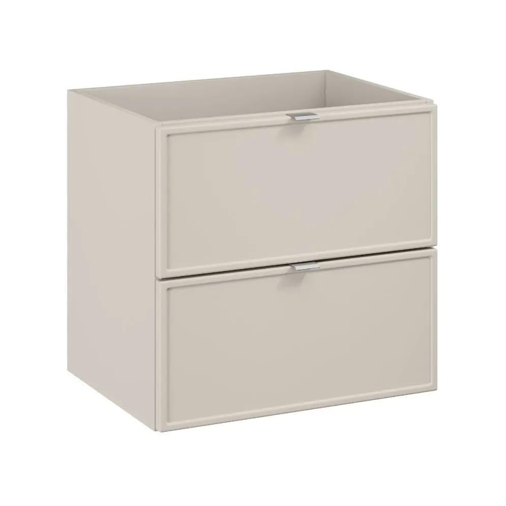 Szafka pod umywalkę nablatową BELLA CASHMERE 60cm kaszmir/dąb artisan - zestaw z blatem 120cm I sklep meblowy MIRAT.  kolekcja BELLA CASHMERE