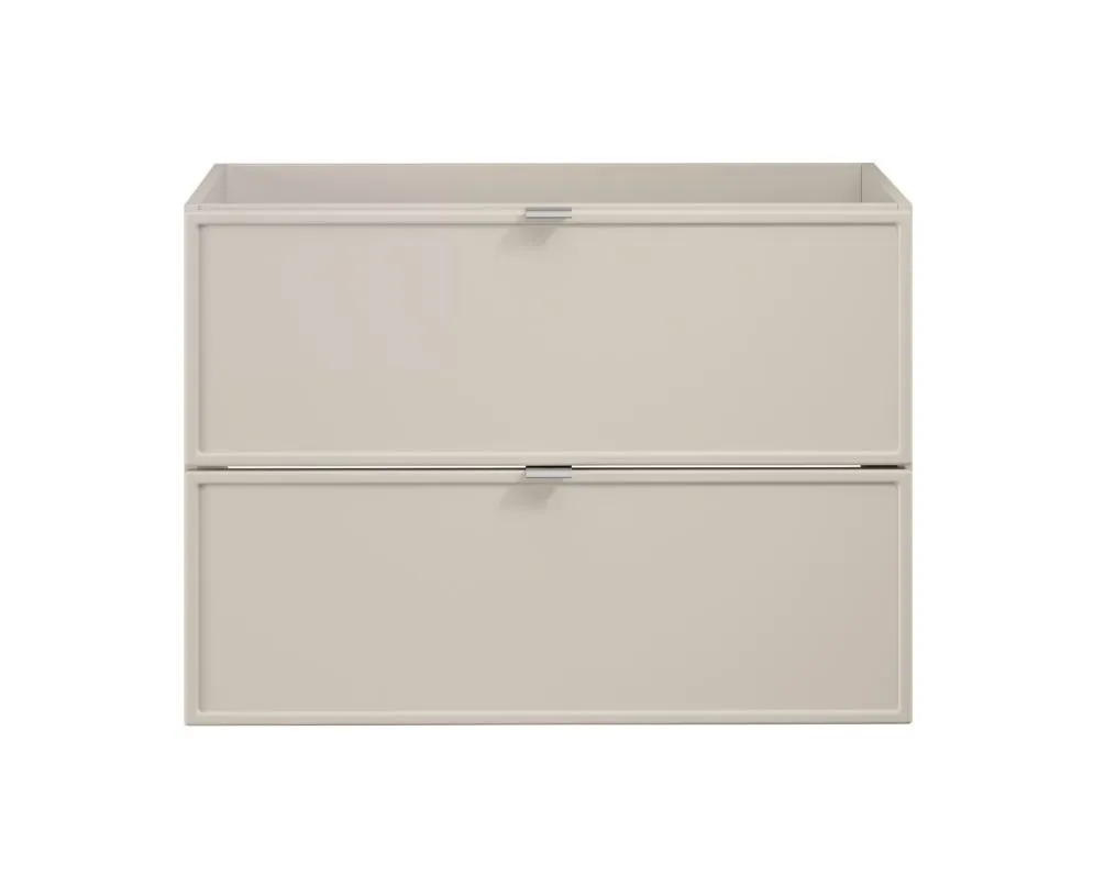 Szafka pod umywalkę BELLA CASHMERE 82-80-2S 80cm kaszmirowa wisząca I sklep meblowy MIRAT.