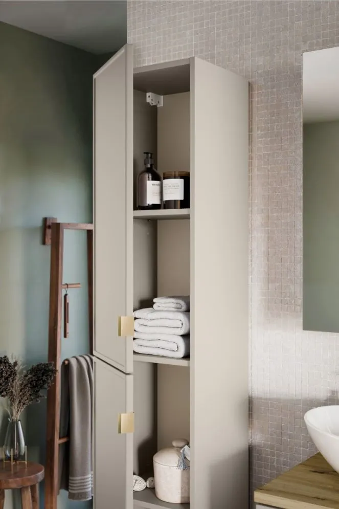 Szafka łazienkowa BELLA CASHMERE 80-35-2D kaszmirowa wisząca I sklep meblowy MIRAT.