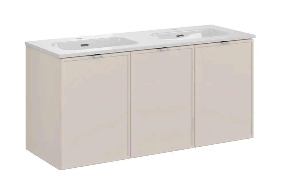 Szafka łazienkowa BELLA CASHMERE 82-120-3D 120cm kaszmirowa z umywalką I sklep meblowy MIRAT.