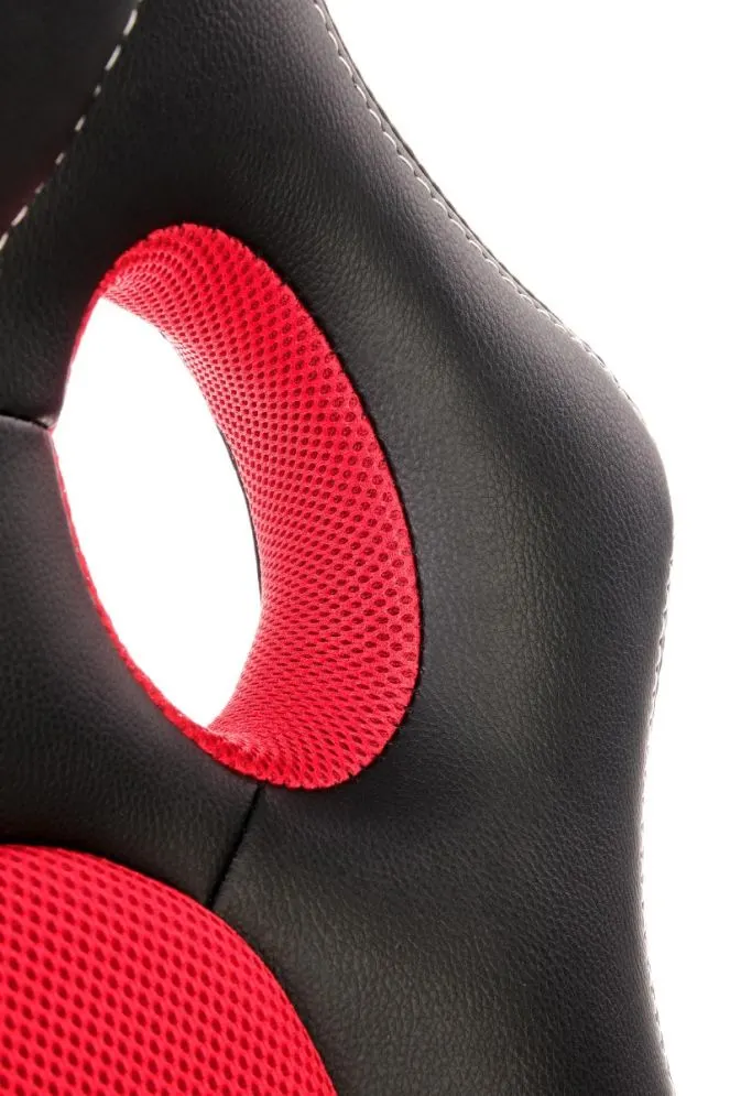 Fotel biurowy BERKEL czarny/czerwony do komputera | MIRAT. w stylu  kolekcja