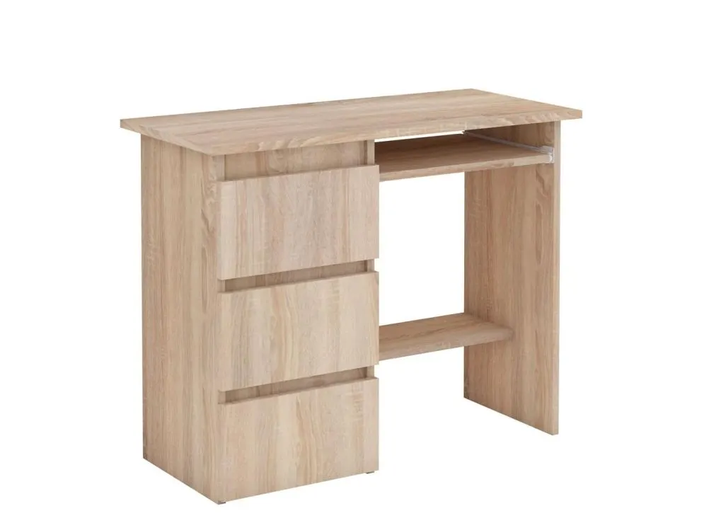 Biurko BANDI 1 dąb sonoma młodzieżowe proste | MIRAT. w stylu kolekcja