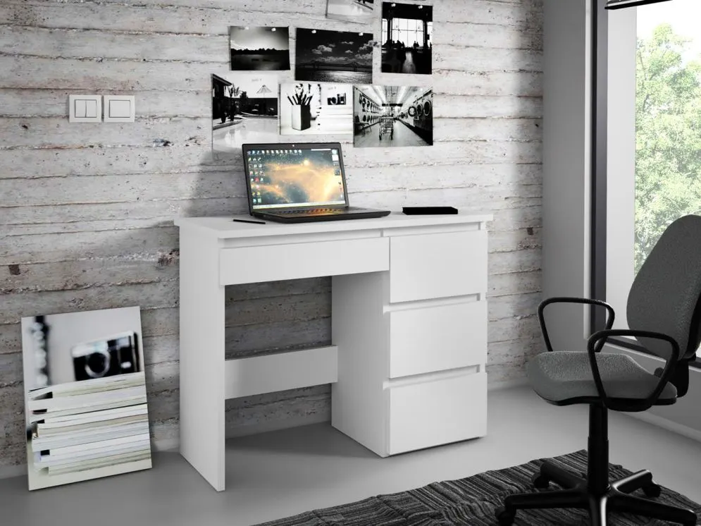 Biurko BANDI 2 biały mat z szufladami | MIRAT. w stylu  kolekcja