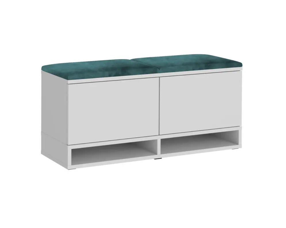 Szafka na buty DUBAI z tapicerowanym siedziskiem I sklep meblowy MIRAT. styl LOFT, SKANDYNAWSKI