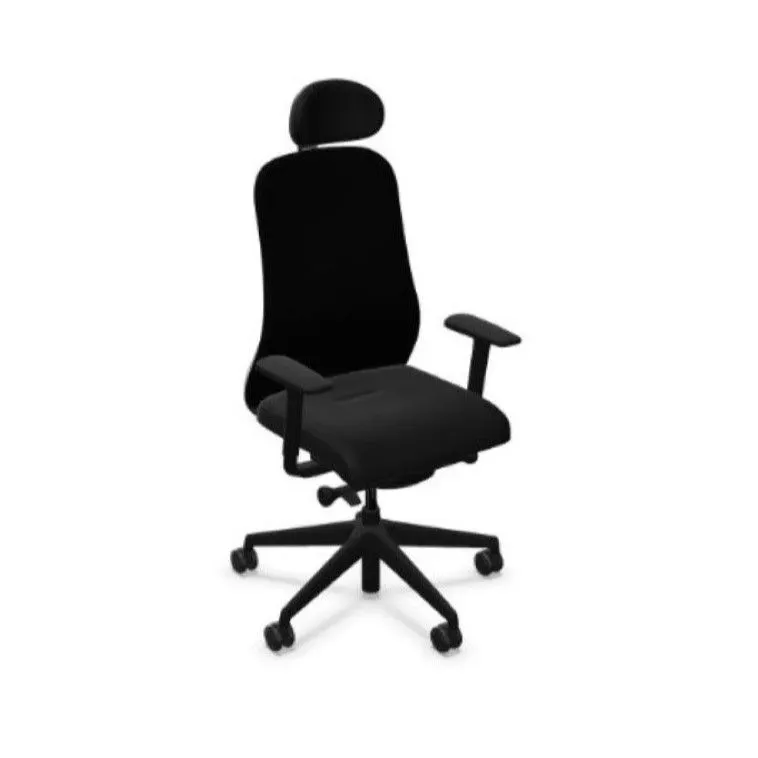 Fotel biurowy SOULY ERA MT6099/CSE14 czarny z regulowanym zagłówkiem I sklep meblowy MIRAT.