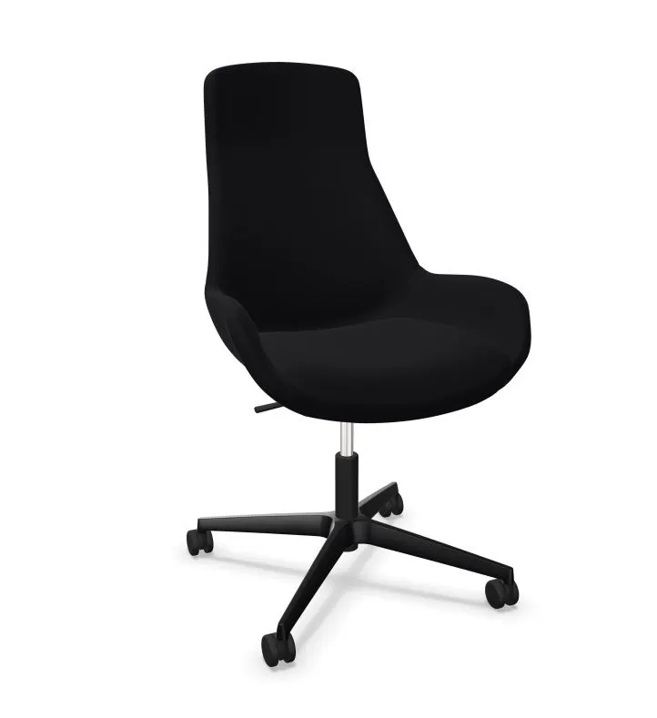 Fotel obrotowy LUPINO CUR60111 czarny konferencyjny I sklep meblowy MIRAT.