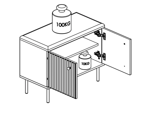 Szafka na buty z siedziskiem ELLEN 2D kaszmir nowoczesna I sklep meblowy MIRAT. styl GLAMOUR, RYFLOWANY kolekcja ELLEN