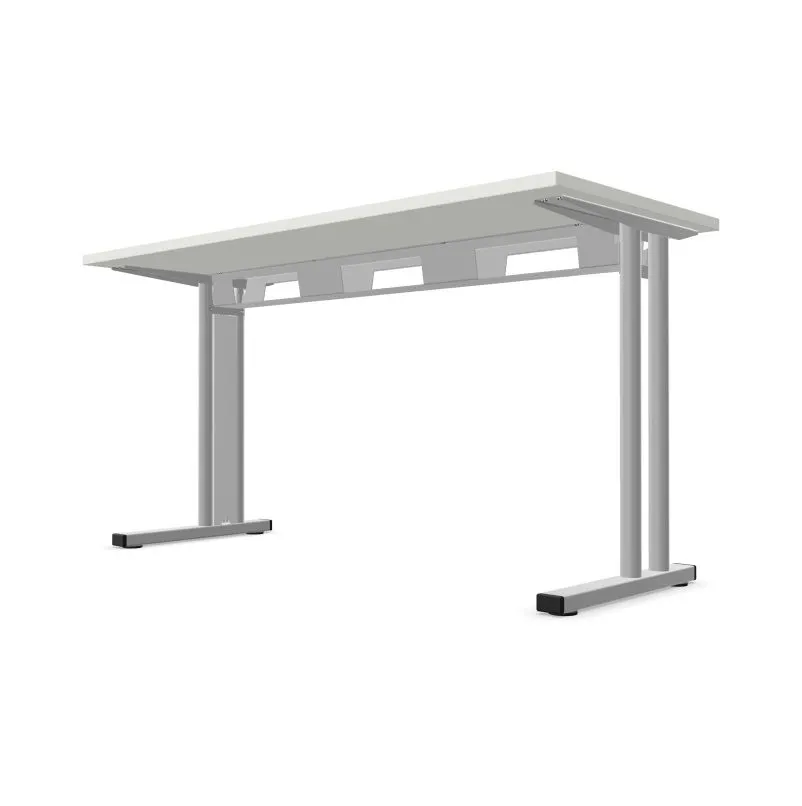 Biurko EASY SPACE C-LEG RC 2 140x60cm białe do pracy I sklep meblowy MIRAT.