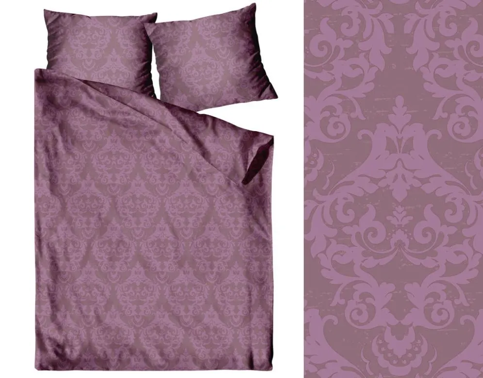 Pościel Satynowa 160X200 STELLA fioletowa firmy Greno | MIRAT. w stylu  kolekcja