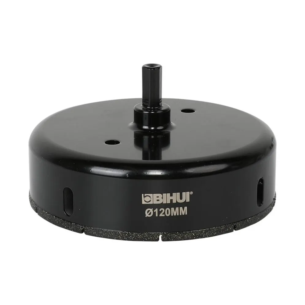 Otwornica diamentowa BIHUI 120mm z trzpieniem 6,25mm | MIRAT.