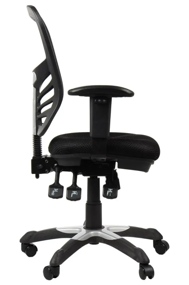 Fotel biurowy HG-0001 czarny regulowany | MIRAT.