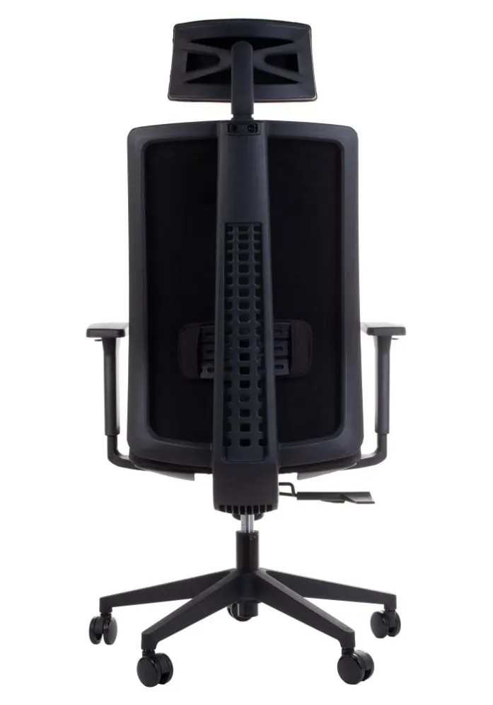 Fotel biurowy ZN-807-B czarny ergonomiczny do biurka | MIRAT.