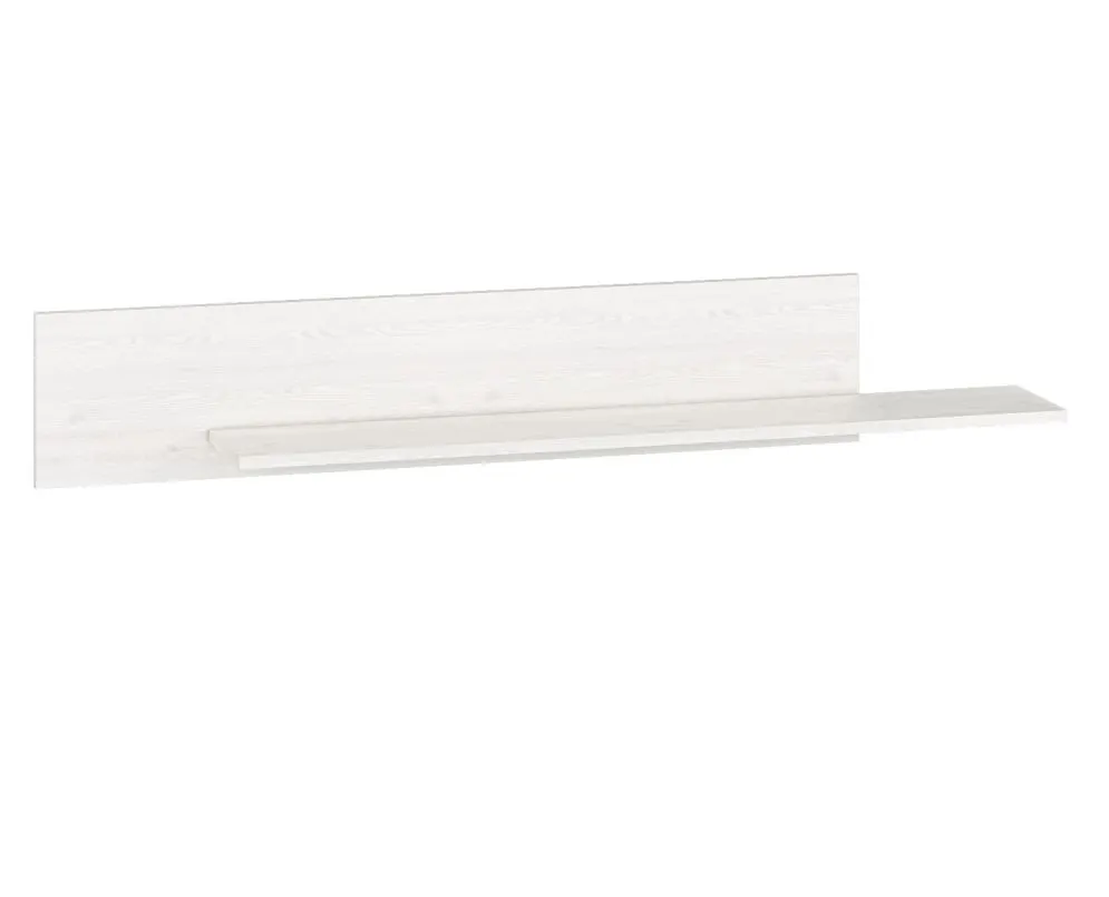 Półka BIANKA 138 sosna śnieżna ścienna do salonu I sklep meblowy MIRAT. styl SKANDYNAWSKI kolekcja BIANKA