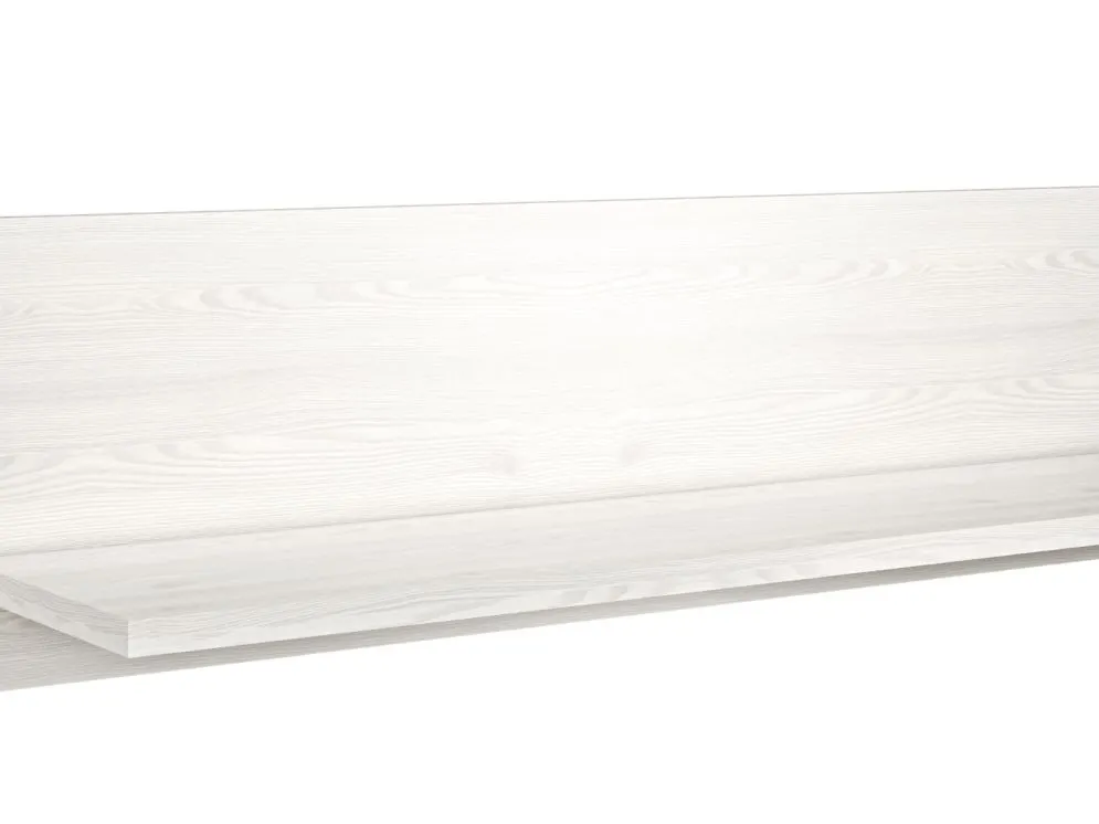 Półka BIANKA 138 sosna śnieżna ścienna do salonu I sklep meblowy MIRAT. styl SKANDYNAWSKI kolekcja BIANKA