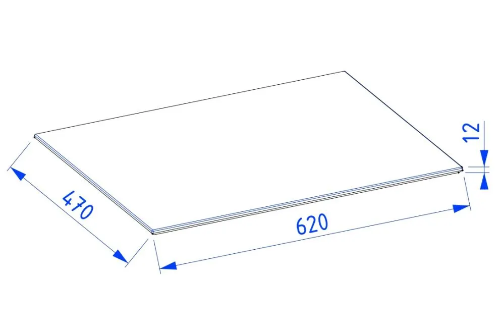 Szafka pod umywalkę OXFORD 60 cm w kolorze starej bieli półmat | MIRAT