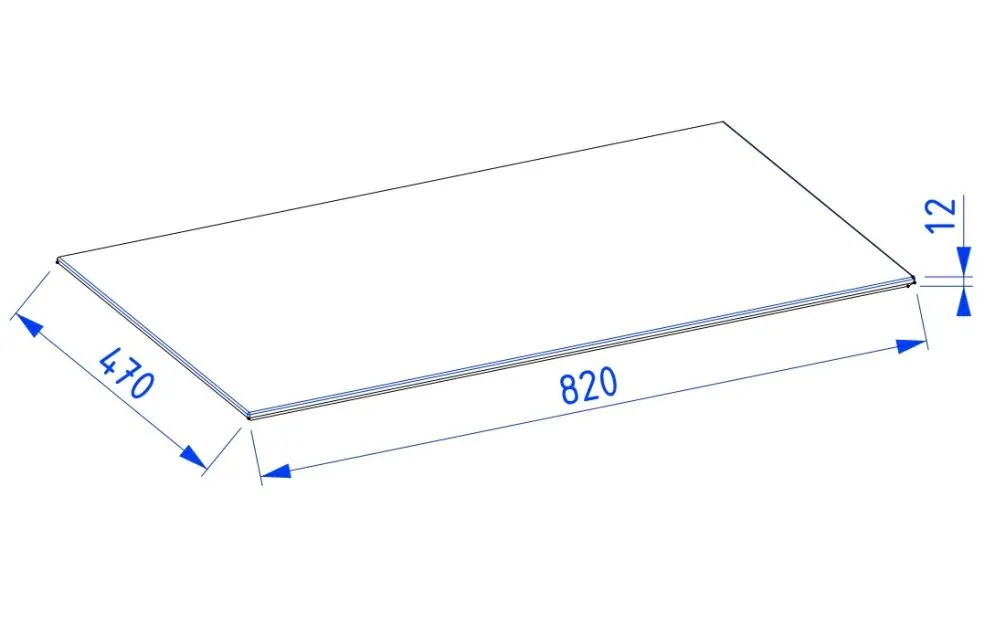 Szafka pod umywalkę OXFORD 80 cm w kolorze starej bieli półmat | MIRAT