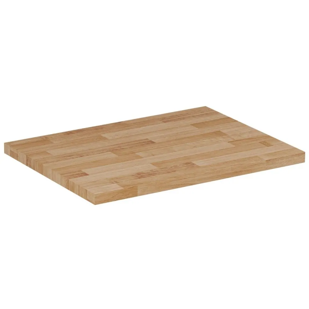 Solidny blat łazienkowy dębowy 40 cm z litego drewna | MIRAT