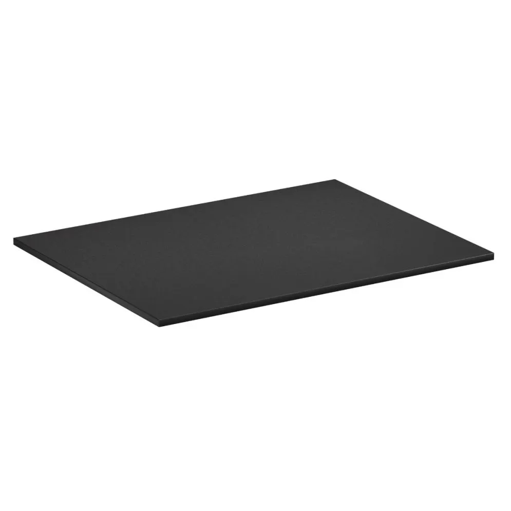 Blat łazienkowy kompaktowy 60 cm czarny struktura kamienia | MIRAT