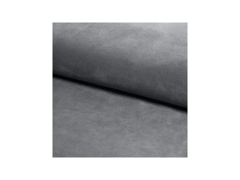 Fotel KARO 1 Velvet Szary / Buk pikowany | MIRAT