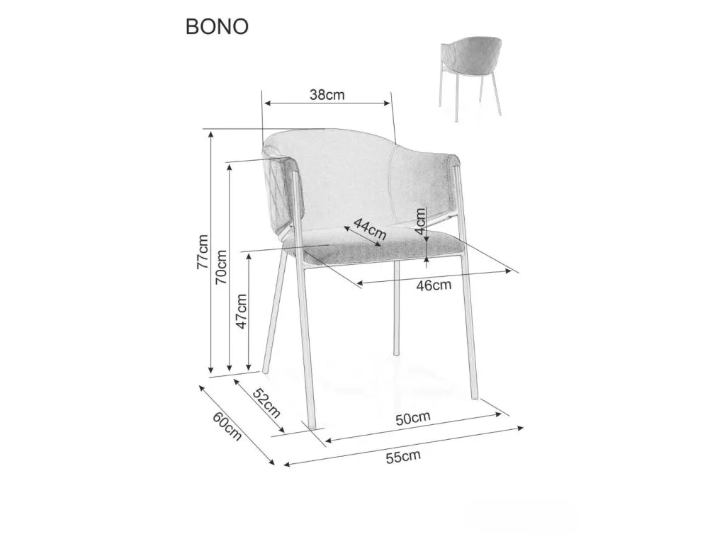 Krzesło tapicerowane BONO VELVET beżowe/złote w stylu glamour I sklep meblowy MIRAT. styl GLAMOUR
