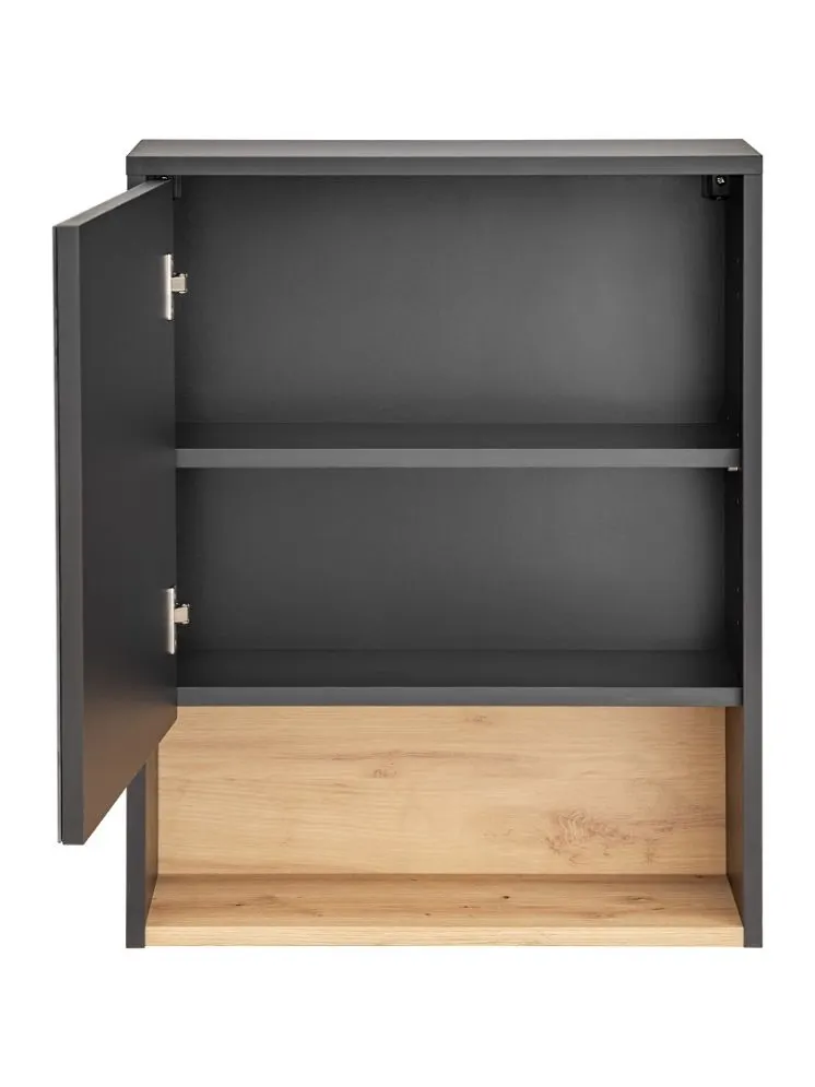 Szafka łazienkowa BORNEO COSMOS 840 grafitowa z lustrem | MIRAT.  kolekcja BORNEO COSMOS