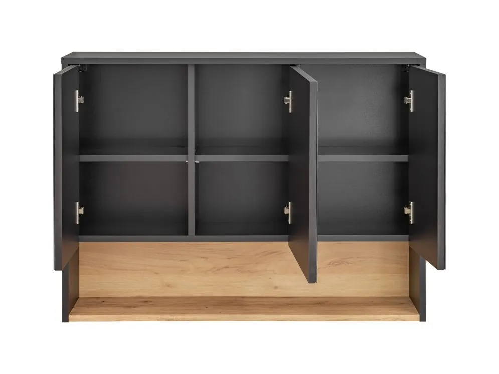 Szafka łazienkowa BORNEO COSMOS 845 grafitowa z lustrem | MIRAT. kolekcja BORNEO COSMOS