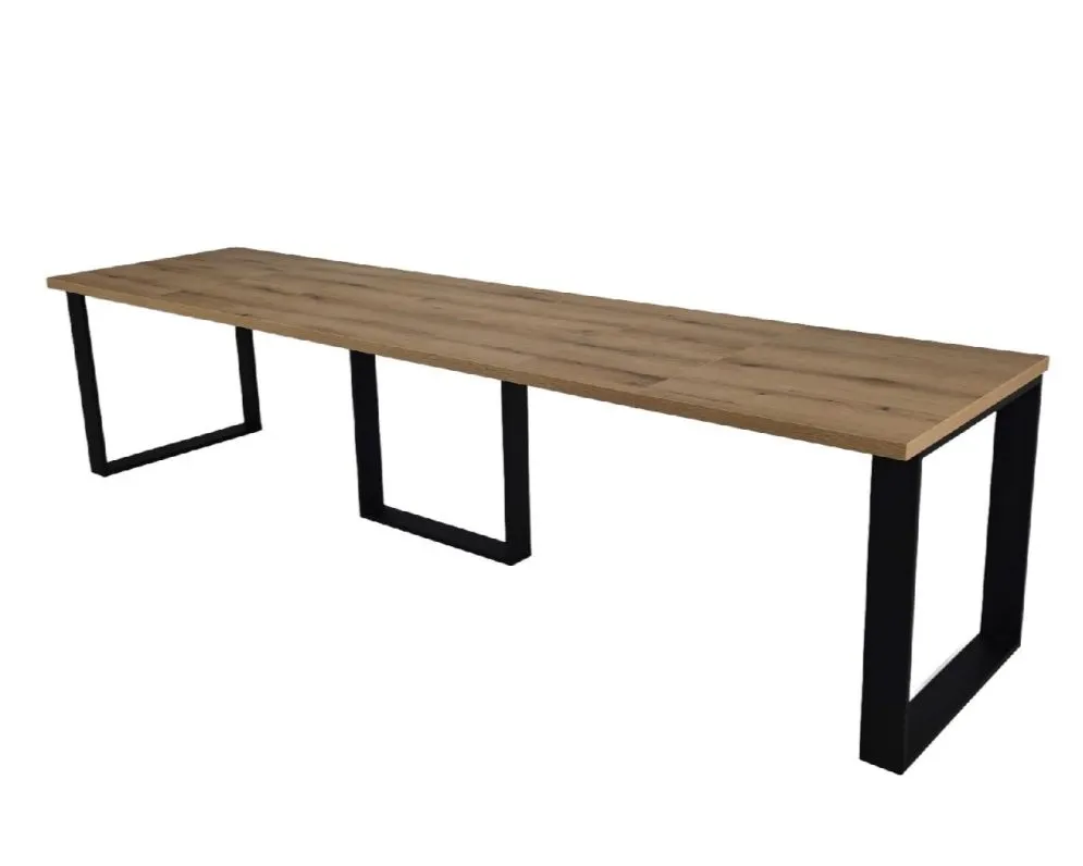 Stół rozkładany BORYS MAX 130(330)x85 dąb evoke I sklep meblowy MIRAT. styl LOFT