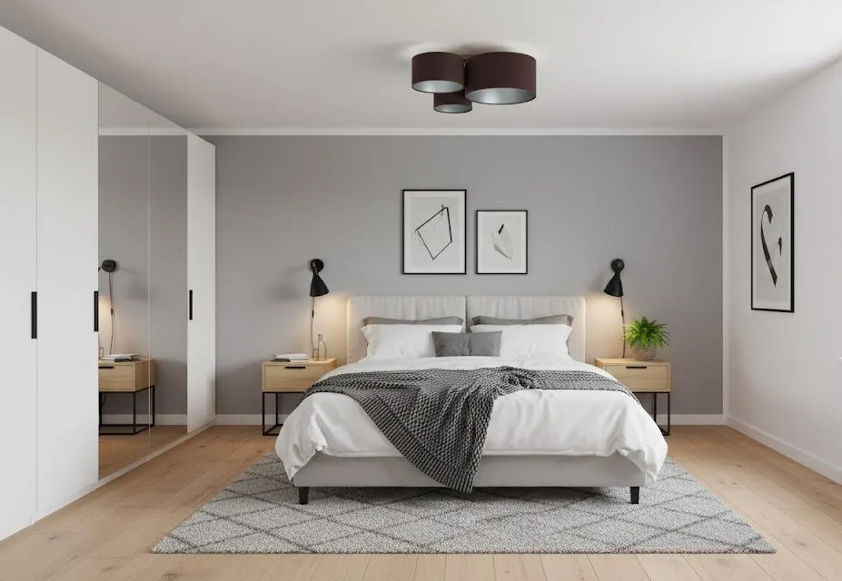 Plafon sufitowy TRIO CYLINDRA brązowy/srebrny potrójny walcowaty I sklep meblowy MIRAT.