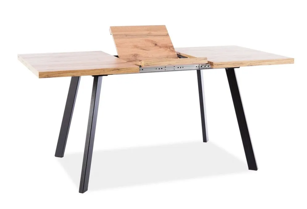 Stół rozkładany BRICK 118(160)x80 dąb wotan SIGNAL | MIRAT. w stylu LOFT kolekcja