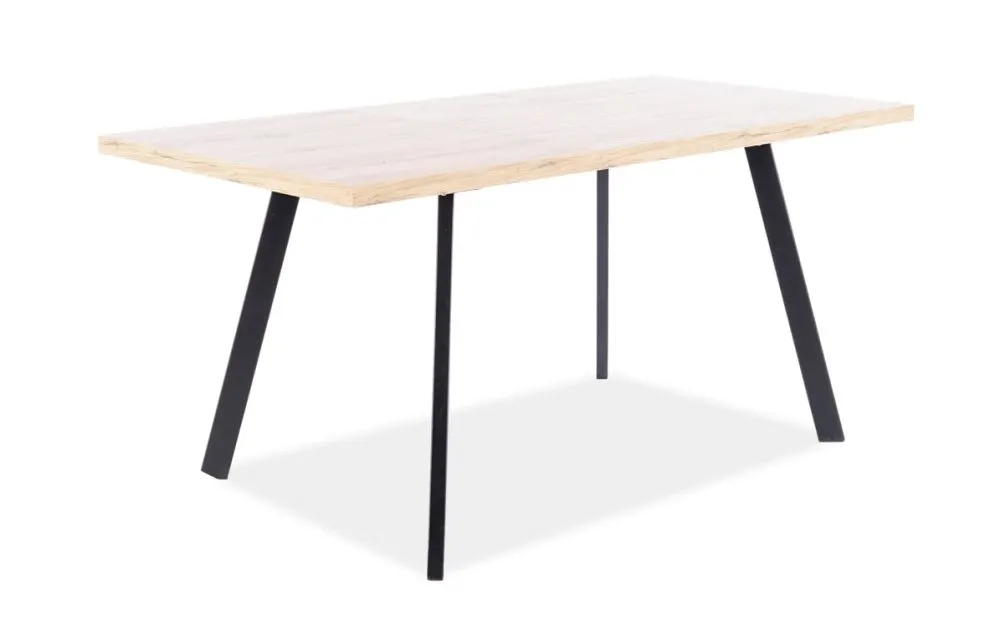 Stół rozkładany BRICK 118(160)x80 dąb wotan SIGNAL | MIRAT. w stylu LOFT kolekcja
