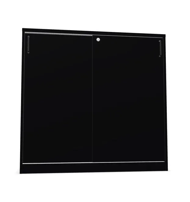 Szafka biurowa przesuwna EASY SPACE CABINET S 3-OH 120cm czarna zamykana I sklep meblowy MIRAT.