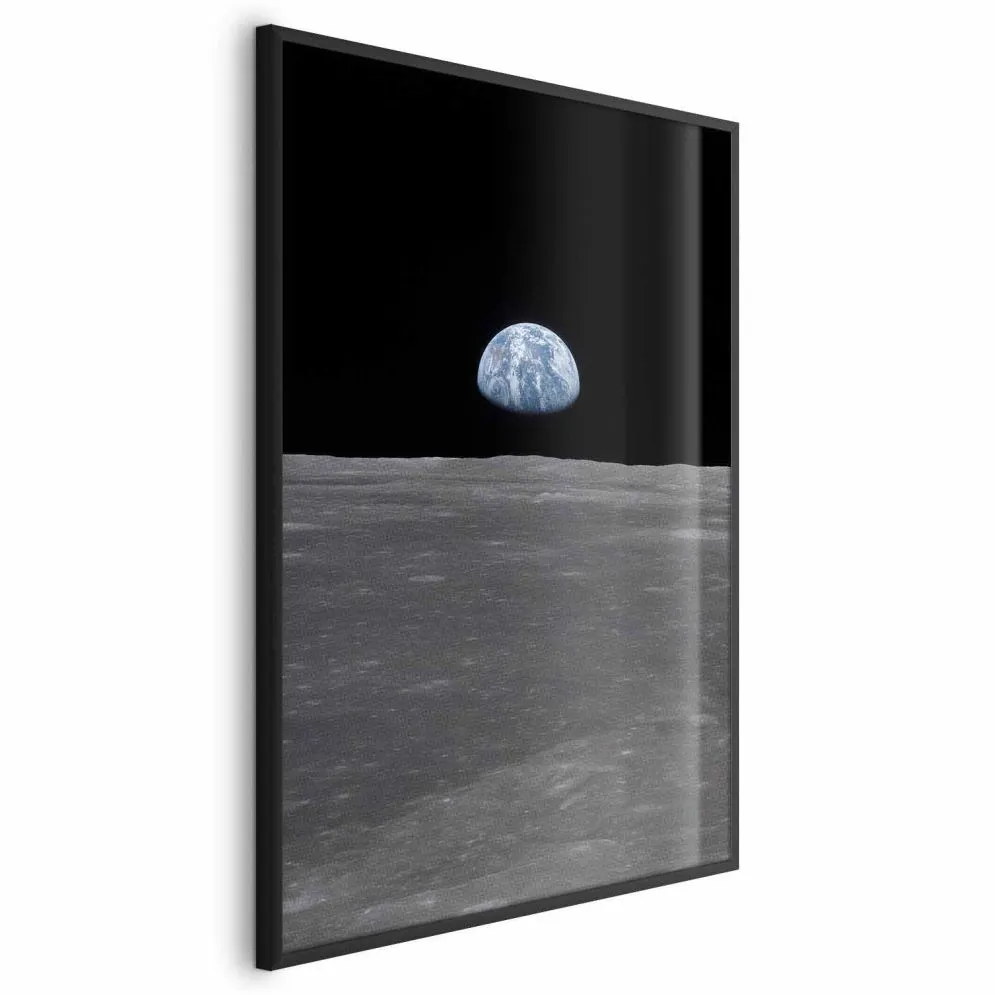 Plakat Daleko od domu 21x30 cm z ramą czarną bez marginesu | MIRAT.