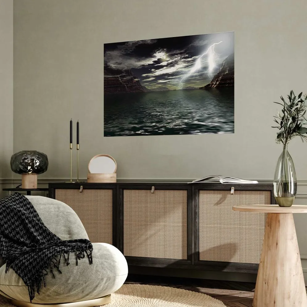 Plakat Burza 42x29,7 cm bez ramy bez marginesu | MIRAT.