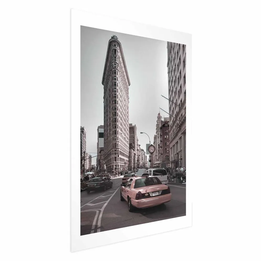 Plakat Miejski ruch 60x90 cm bez ramy z marginesem | MIRAT.