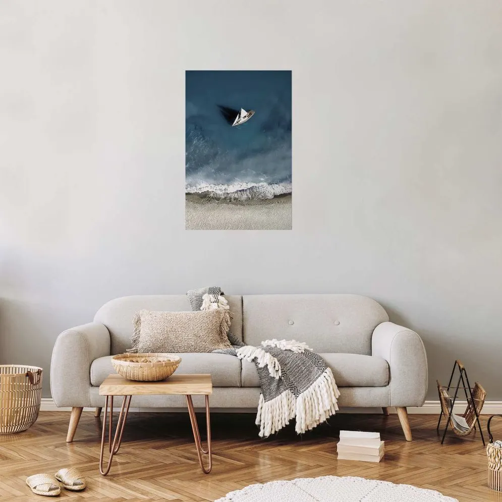 Plakat Jacht 60x90 cm bez ramy bez marginesu | MIRAT.