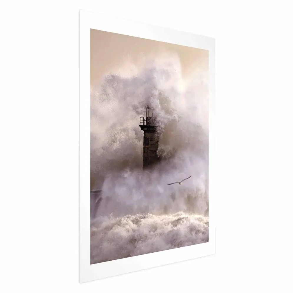 Plakat Sztorm 21x30 cm bez ramy z marginesem | MIRAT.