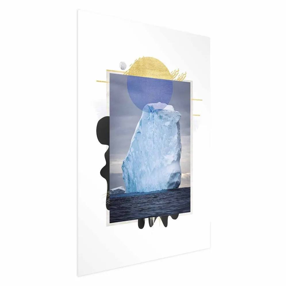 Plakat Góra lodowa 29,7x42 cm bez ramy bez marginesu | MIRAT.