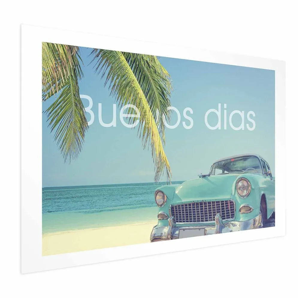 Plakat Buenos dias 90x60 cm bez ramy z marginesem | MIRAT.