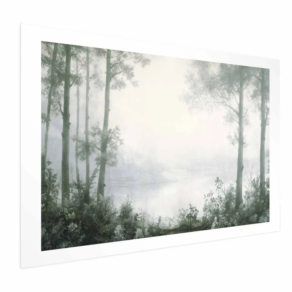 Plakat Lasek i staw 60x40 cm bez ramy z marginesem | MIRAT.