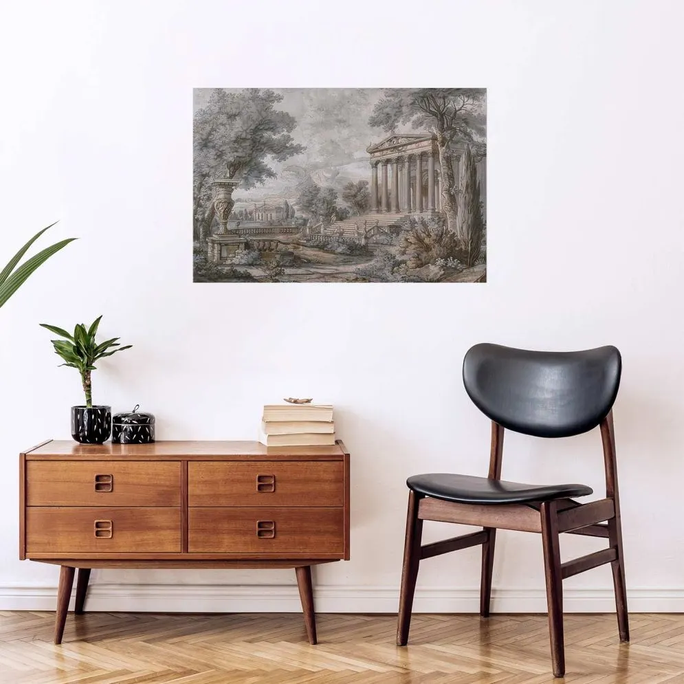 Plakat Świątynia na wzgórzu 42x29,7 cm bez ramy bez marginesu | MIRAT.