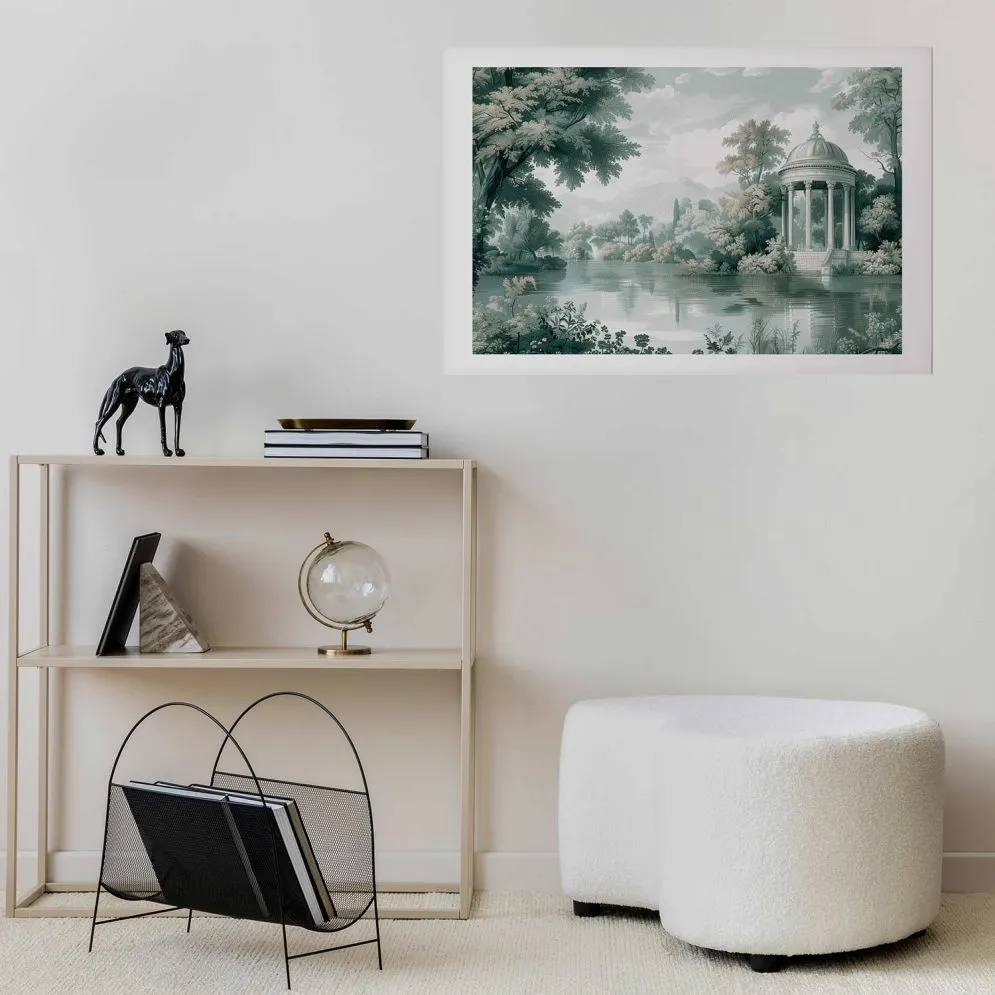 Plakat Pejzaż retro 30x21 cm bez ramy z marginesem | MIRAT.