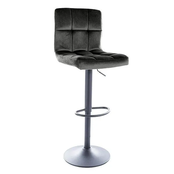 Hoker C-105 VELVET czarny na talerzowej podstawie I sklep meblowy MIRAT. styl GLAMOUR, LOFT