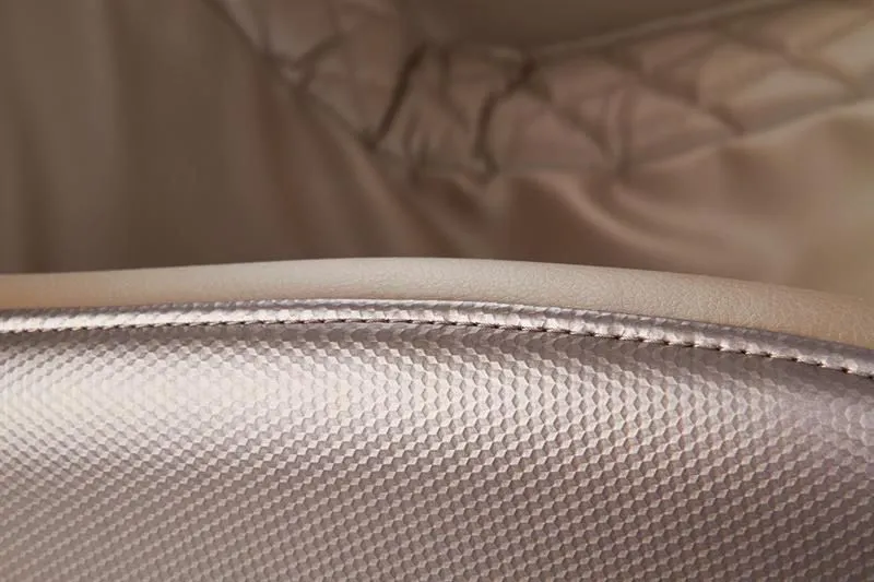 Fotel DOPIO brązowy/beżowy z funkcją masażu | MIRAT.