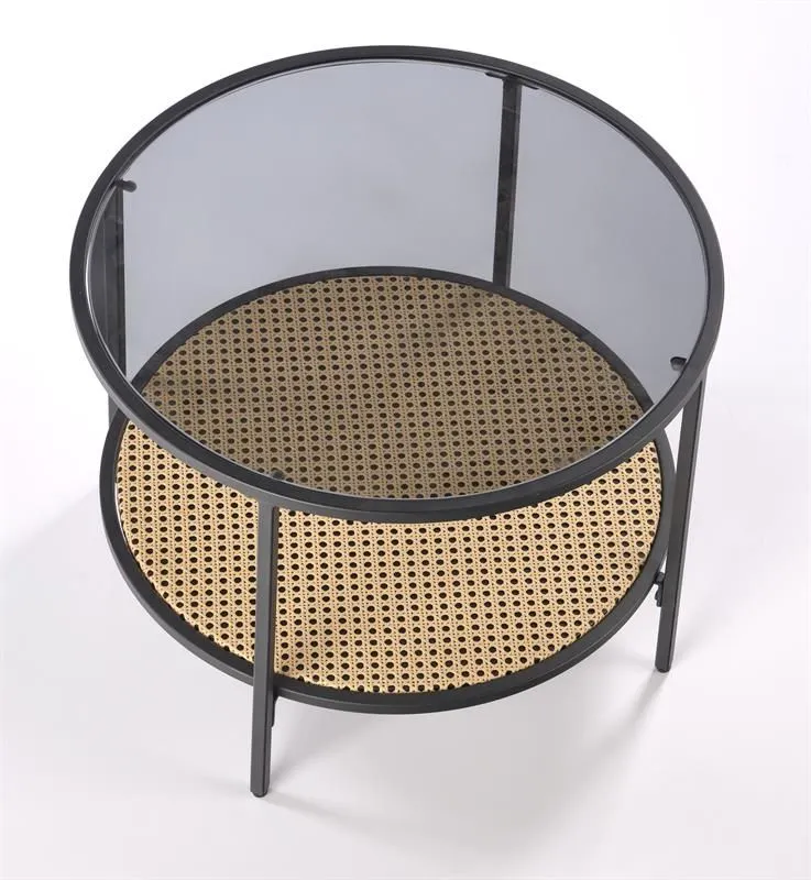 Stolik kawowy DAKOTA 80x80 dymiona/naturalna I sklep meblowy MIRAT. styl LOFT