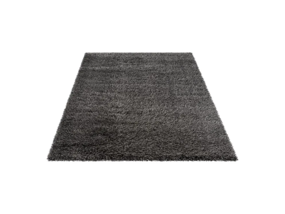 Dywan CAELUM 160x220 czarny z długim włosiem I sklep meblowy MIRAT.